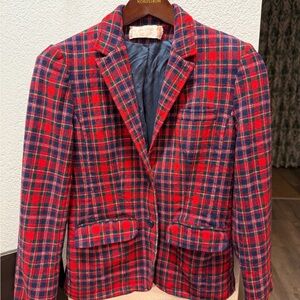 Pendleton Red and Blue Tartan Jacket